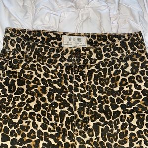 Free people cheetah print pants